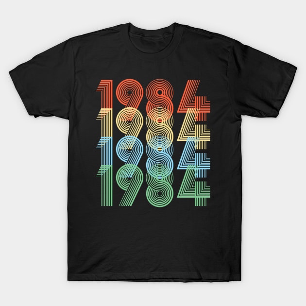 Retro 1984 Birthday T-Shirt by Dirty Custard Designs 